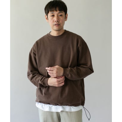 アーバンリサーチ ドアーズ URBAN RESEARCH DOORS URDドロスト裏毛スウェット （グレー）｜詳細画像