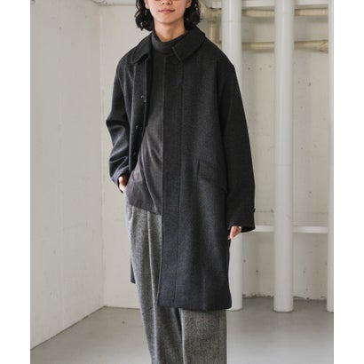 アーバンリサーチ ドアーズ URBAN RESEARCH DOORS FORK&SPOON ウールバルマカンコート （グレー系その他）｜詳細画像