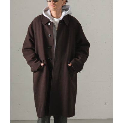 アーバンリサーチ ドアーズ URBAN RESEARCH DOORS FORK&SPOON ウールバルマカンコート （ブラウン）｜詳細画像