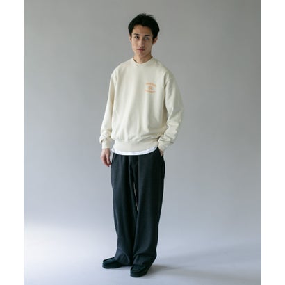 アーバンリサーチ ドアーズ URBAN RESEARCH DOORS TAKESHI WADAワンポイントスウェット （ベージュ）｜詳細画像