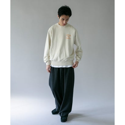 アーバンリサーチ ドアーズ URBAN RESEARCH DOORS TAKESHI WADAワンポイントスウェット （ブラック）｜詳細画像