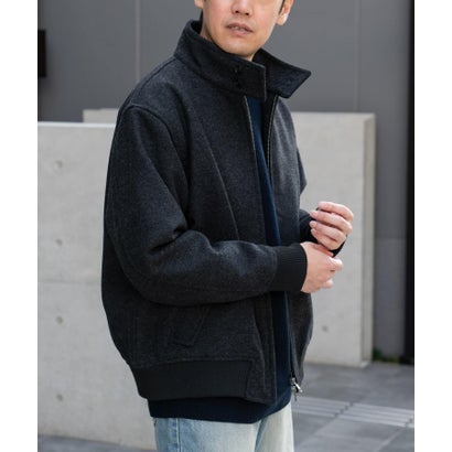 アーバンリサーチ ドアーズ URBAN RESEARCH DOORS ウールブレンドハリントンジャケット （ブラウン）｜詳細画像