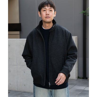 アーバンリサーチ ドアーズ URBAN RESEARCH DOORS ウールブレンドハリントンジャケット （ブラウン）｜詳細画像