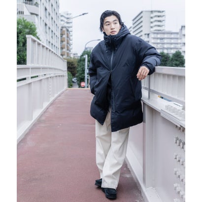 『別注』Marmot×DOORS 2WAY HOODED DOWN COAT （チャコールグレー）｜詳細画像