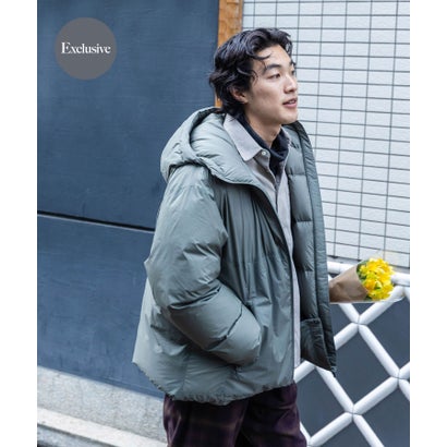 『別注』Marmot×DOORS 2WAY HOODED DOWN COAT （オリーブ）｜詳細画像