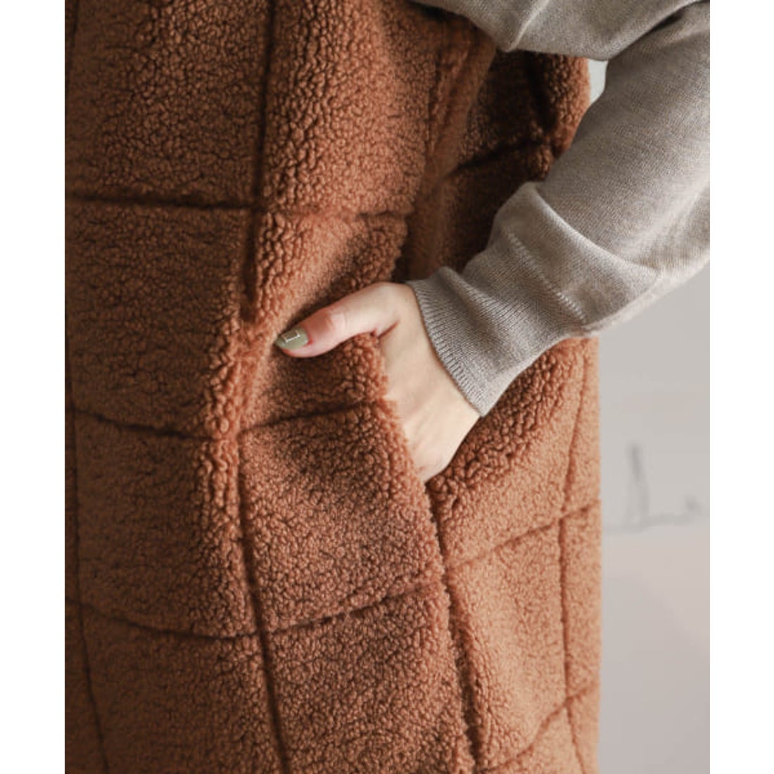アーバンリサーチ ドアーズ URBAN RESEARCH DOORS ブロックステッチ 