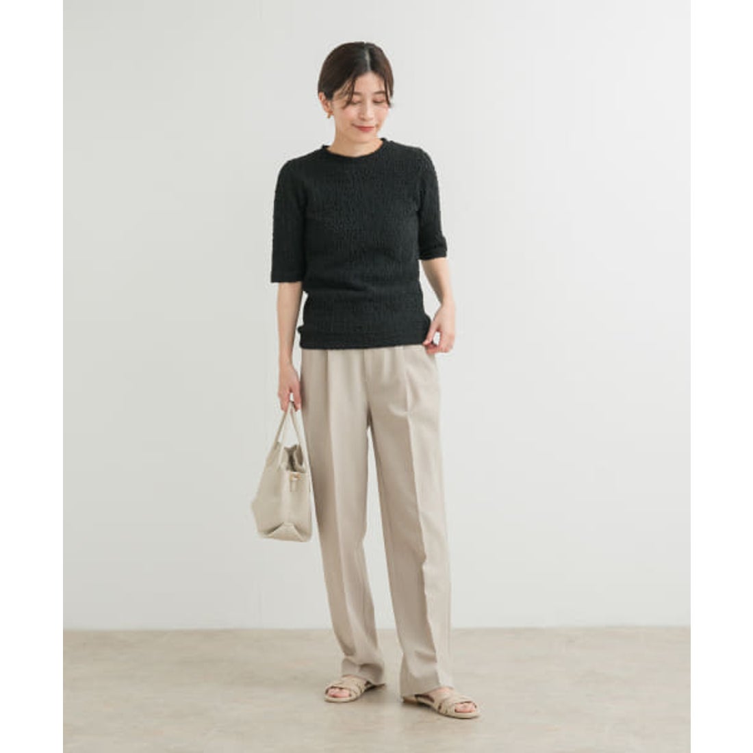 アーバンリサーチ ドアーズ URBAN RESEARCH DOORS ポコポコレース5分袖 