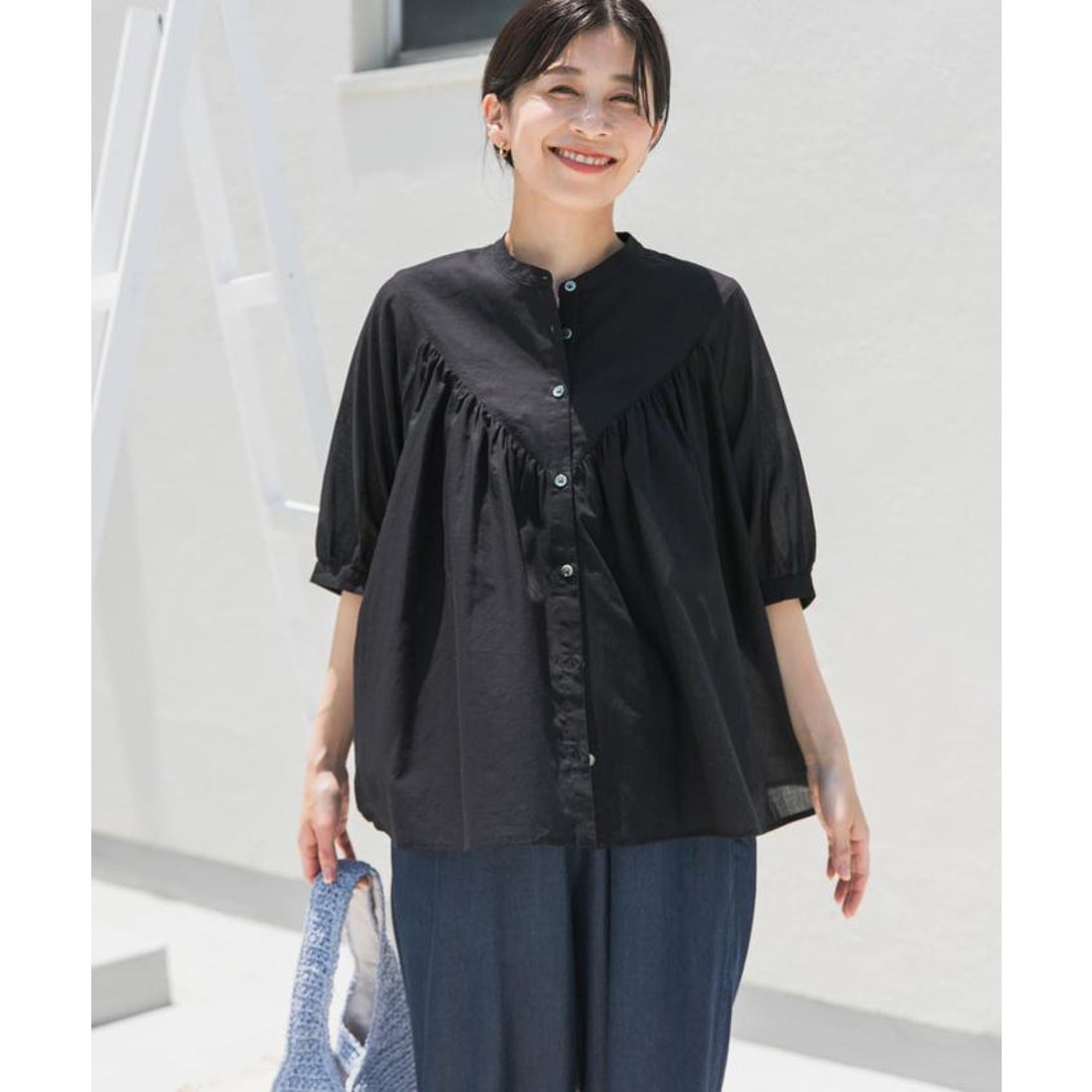 アーバンリサーチ ドアーズ URBAN RESEARCH DOORS コットンボイルV切替 