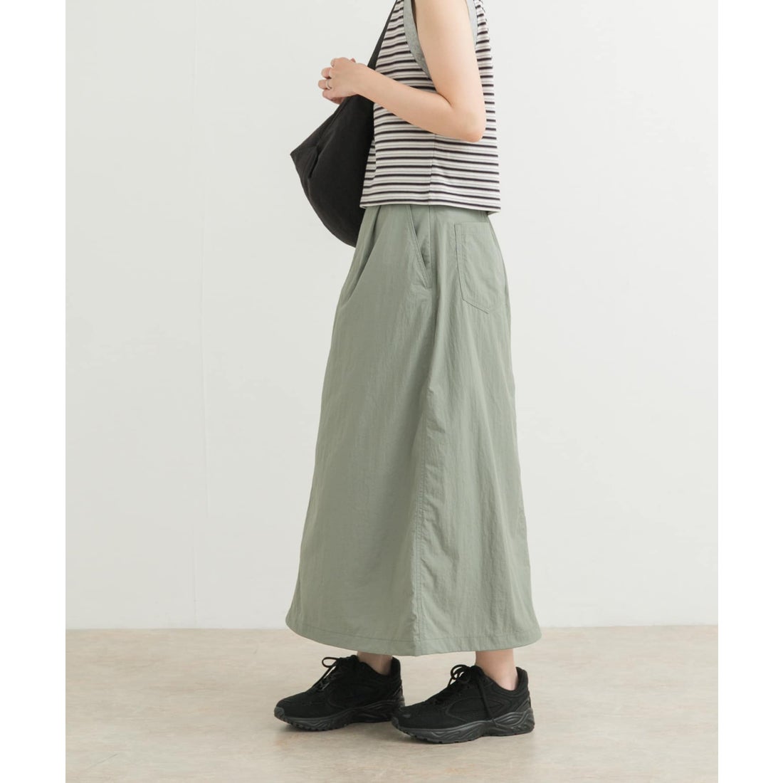 アーバンリサーチ ドアーズ URBAN RESEARCH DOORS 撥水フレアスカート 