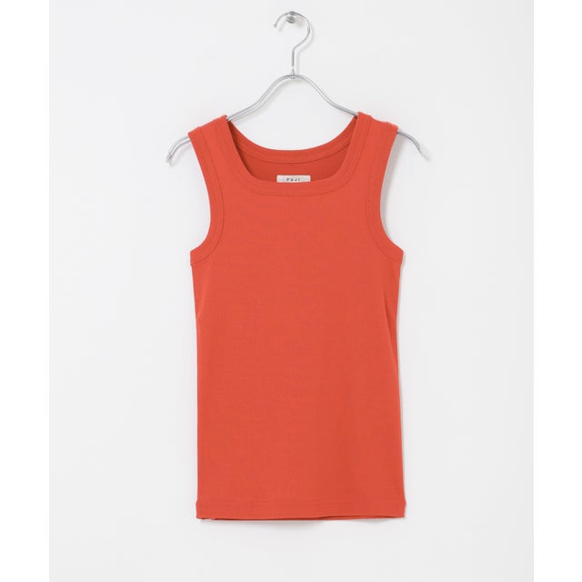 FUJI COTTON SQUARE TANK TOP （レッド）
