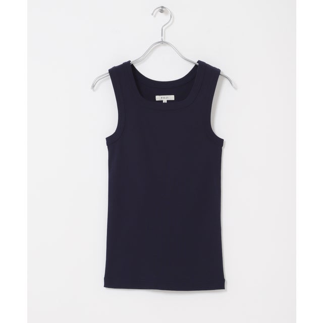 FUJI COTTON SQUARE TANK TOP （ネイビー）