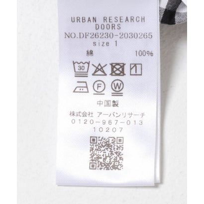 アーバンリサーチ ドアーズ URBAN RESEARCH DOORS FORK&SPOON バンドカラーワイドシャツ （オフホワイト）｜詳細画像