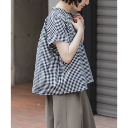 アーバンリサーチ ドアーズ URBAN RESEARCH DOORS FORK&SPOON バンドカラーワイドシャツ （オフホワイト）｜詳細画像