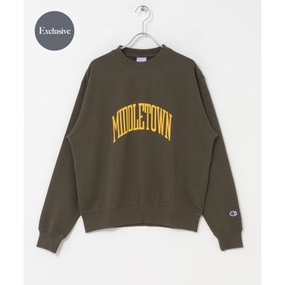 アーバンリサーチ ドアーズ URBAN RESEARCH DOORS 『別注』Champion×DOORS SWEAT CREWNECK PULLOVER （ネイビー）｜詳細画像