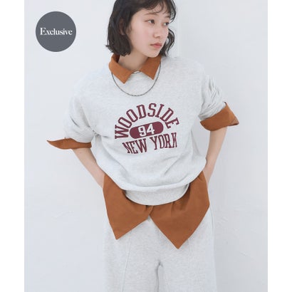 アーバンリサーチ ドアーズ URBAN RESEARCH DOORS 『別注』Champion×DOORS SWEAT CREWNECK PULLOVER （ネイビー）｜詳細画像