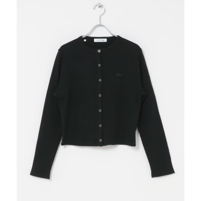 アーバンリサーチ ドアーズ URBAN RESEARCH DOORS LACOSTE リブジャージーカーディガン （グレー）｜詳細画像