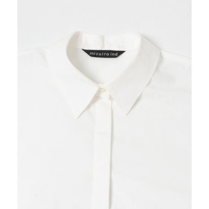 アーバンリサーチ ドアーズ URBAN RESEARCH DOORS mizuiro ind BOX CUT SHIRTS （オフホワイト）｜詳細画像