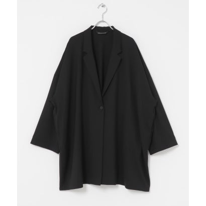 mizuiro ind WIDE TAILORED SHIRTS JACKET （ブラック）｜詳細画像
