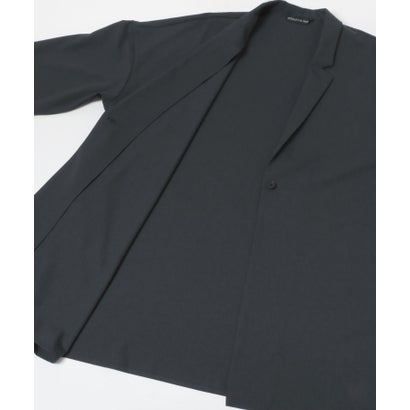 mizuiro ind WIDE TAILORED SHIRTS JACKET （ブラック）｜詳細画像