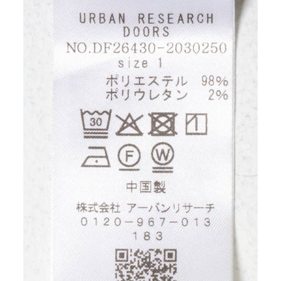 アーバンリサーチ ドアーズ URBAN RESEARCH DOORS FORK&SPOON ギボシツイルロングシャツ （ネイビー）｜詳細画像