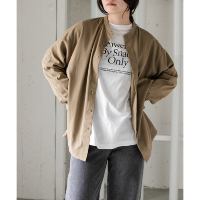 アーバンリサーチ ドアーズ URBAN RESEARCH DOORS FORK&SPOON ギボシツイルロングシャツ （ネイビー）｜詳細画像