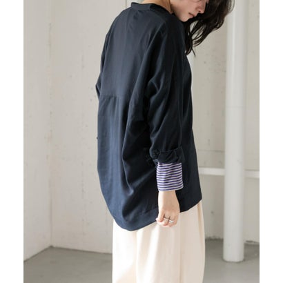 アーバンリサーチ ドアーズ URBAN RESEARCH DOORS FORK&SPOON ギボシツイルロングシャツ （ベージュ）｜詳細画像