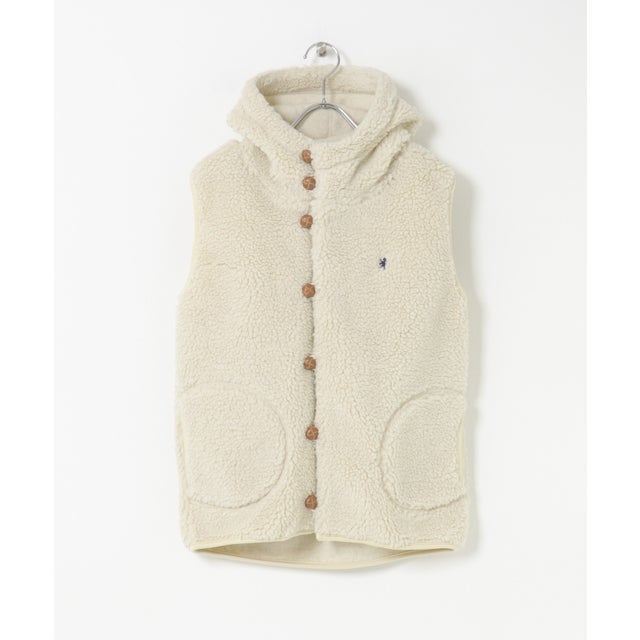 GYMPHLEX BOA HOODED VEST （アイボリー）