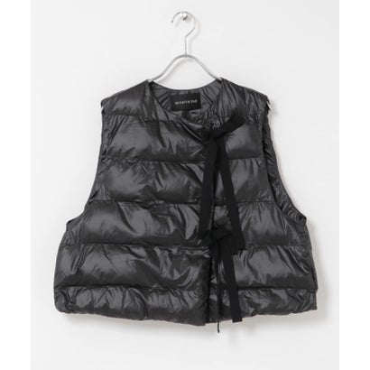 mizuiro ind QUILT RIBBON VEST （ブラック）｜詳細画像