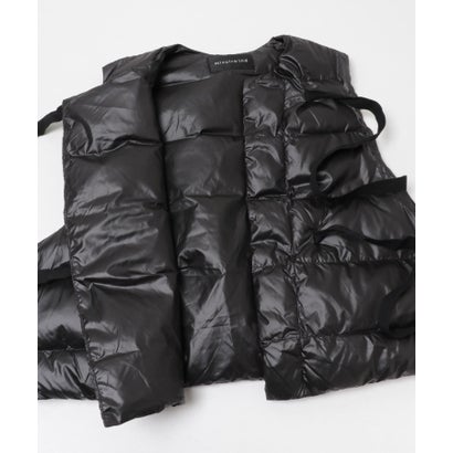 mizuiro ind QUILT RIBBON VEST （ブラック）｜詳細画像