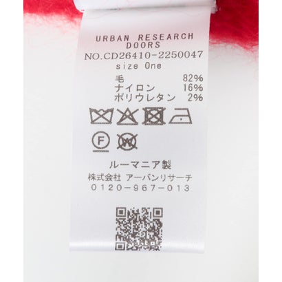 アーバンリサーチ ドアーズ URBAN RESEARCH DOORS SURPRISE DONNA SCARF （レッド）｜詳細画像