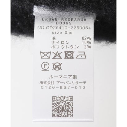 アーバンリサーチ ドアーズ URBAN RESEARCH DOORS SURPRISE DONNA SCARF （ブラック）｜詳細画像