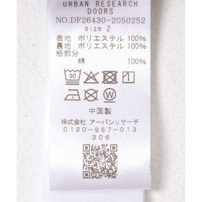 アーバンリサーチ ドアーズ URBAN RESEARCH DOORS FORK&SPOON メモリータフタギャザースカート （ブラック）｜詳細画像