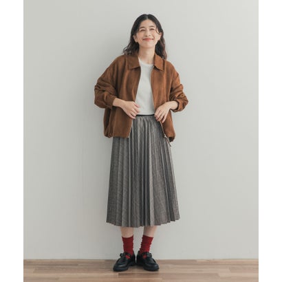 アーバンリサーチ ドアーズ URBAN RESEARCH DOORS チェックプリーツスカート （グレー系その他）｜詳細画像