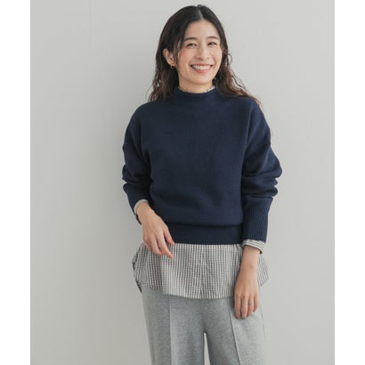 『WEB/一部店舗限定カラー』ボトルネックKNITプルオーバー （アイボリー）｜詳細画像