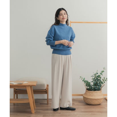 『WEB/一部店舗限定カラー』ボトルネックKNITプルオーバー （アイボリー）｜詳細画像