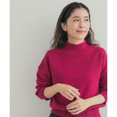 『WEB/一部店舗限定カラー』ボトルネックKNITプルオーバー （ブルー）｜詳細画像