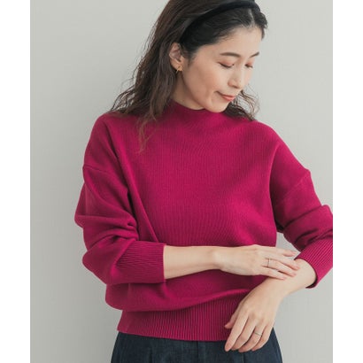 『WEB/一部店舗限定カラー』ボトルネックKNITプルオーバー （パープル系その他）｜詳細画像