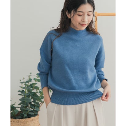 『WEB/一部店舗限定カラー』ボトルネックKNITプルオーバー （パープル系その他）｜詳細画像