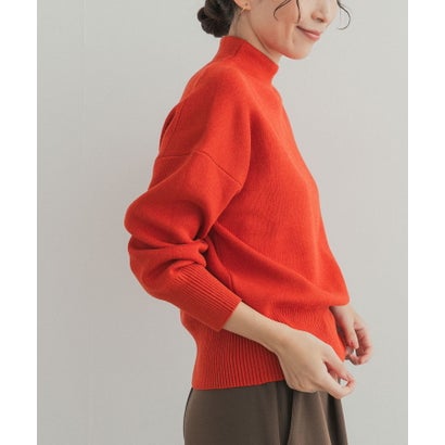 『WEB/一部店舗限定カラー』ボトルネックKNITプルオーバー （パープル系その他）｜詳細画像
