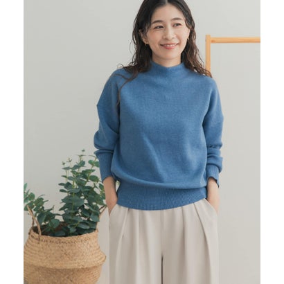 『WEB/一部店舗限定カラー』ボトルネックKNITプルオーバー （ネイビー）｜詳細画像