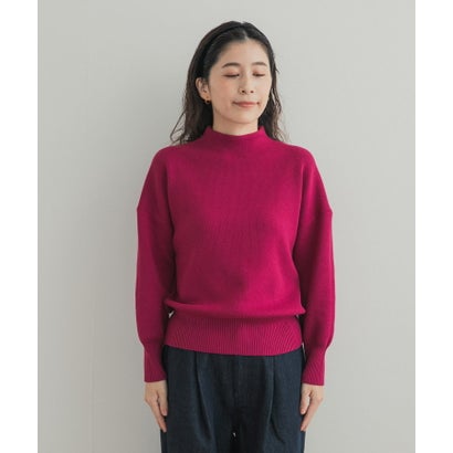 『WEB/一部店舗限定カラー』ボトルネックKNITプルオーバー （オレンジ）｜詳細画像