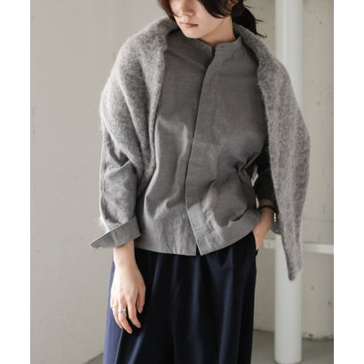 アーバンリサーチ ドアーズ URBAN RESEARCH DOORS FORK&SPOON ブラッシュドチェックシャツ （グレー系その他）｜詳細画像