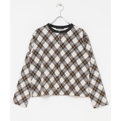 アーバンリサーチ ドアーズ URBAN RESEARCH DOORS mizuiro ind ARGYLE PRINT CARDIGAN （ブラウン系その他）｜詳細画像