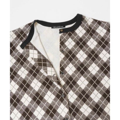 アーバンリサーチ ドアーズ URBAN RESEARCH DOORS mizuiro ind ARGYLE PRINT CARDIGAN （ブラウン系その他）｜詳細画像