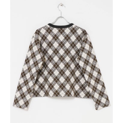 アーバンリサーチ ドアーズ URBAN RESEARCH DOORS mizuiro ind ARGYLE PRINT CARDIGAN （ブラウン系その他）｜詳細画像