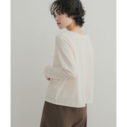 アーバンリサーチ ドアーズ URBAN RESEARCH DOORS ライトタックフライスロングスリーブTシャツ （アイボリー）｜詳細画像