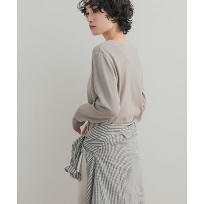 アーバンリサーチ ドアーズ URBAN RESEARCH DOORS ライトタックフライスロングスリーブTシャツ （アイボリー）｜詳細画像