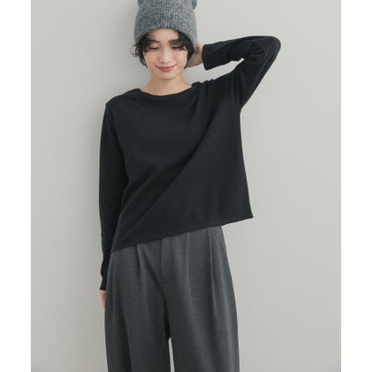 アーバンリサーチ ドアーズ URBAN RESEARCH DOORS ライトタックフライスロングスリーブTシャツ （ブラック）｜詳細画像