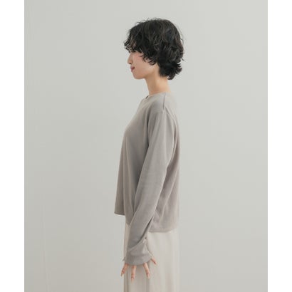 アーバンリサーチ ドアーズ URBAN RESEARCH DOORS ライトタックフライスロングスリーブTシャツ （ブラック）｜詳細画像