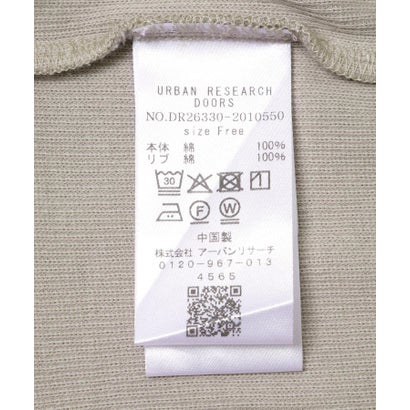 アーバンリサーチ ドアーズ URBAN RESEARCH DOORS ライトタックフライスロングスリーブTシャツ （グレー系その他）｜詳細画像